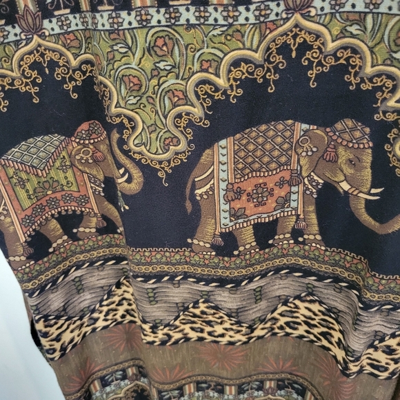 Wear On Earth Woman's Med Duster Tribal & Boho Style Earthy Tones - Picture 4 of 10